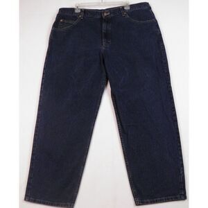 Vintage 1970s/80s Brittania Flare Jeans Bell Bottom Bootcut Size 40x30 Dark Wash